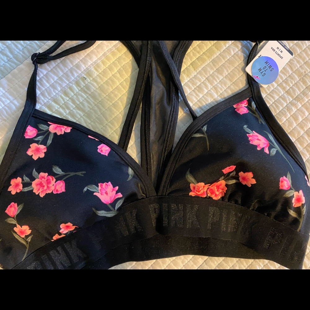 Victoria’s Secret PINK swim Top Medium NEW - Picture 1 of 3